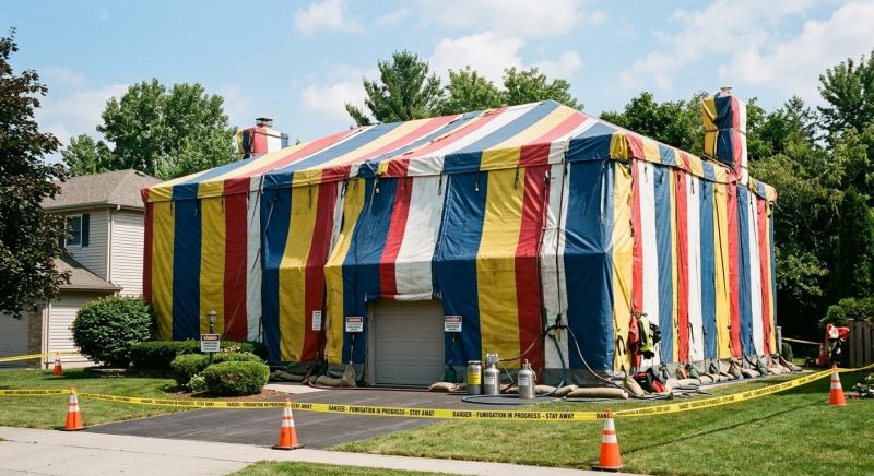 Tent Fumigation in Fredericksburg, VA